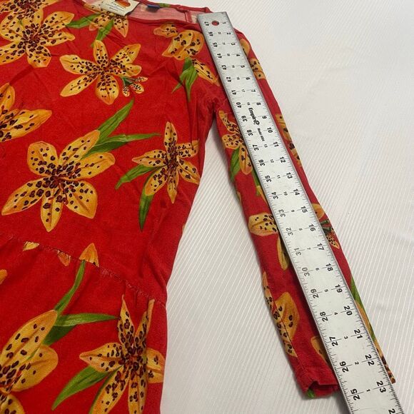 Farm Rio Golden Lily Maxi Dress Size XS - Picture 5 of 8